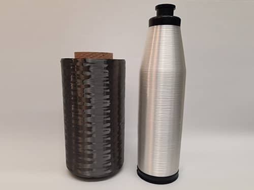 Fibers on spools